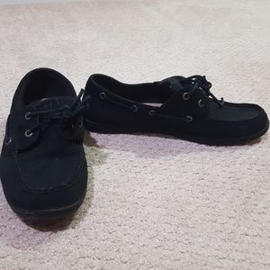 Black sperrys